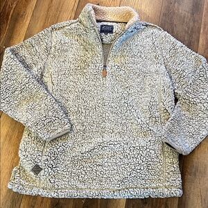 XL Simply Southern 1/4 Zip Up Sherpa Teddy bear Sweater jacket